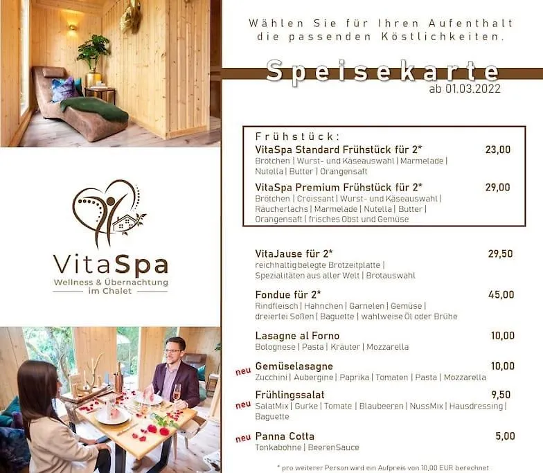 Chalet Vitaspa - Whirlpool & Sauna Privatspa Pegnitz